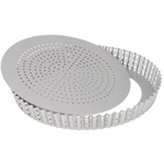 PATISSE okrogel pekač za pito, quiche s snemljivim dnom Silver Top 28cm, ogljikovo jeklo, premaz