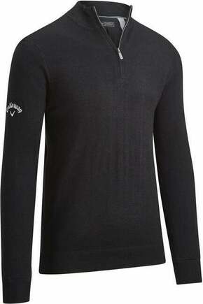 Callaway Windstopper 1/4 Mens Zipped Sweater Black Ink M