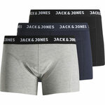 Jack&amp;Jones 3 PAKET - moški bokserji JACANTHONY 12160750 Black - Blue noči - LGM (Velikost XL)