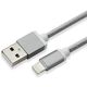 Sbox USB-iPhone7 kabel, 1,5 m, siv (IPH7GR)