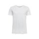 Bombažen t-shirt !SOLID bela barva - bela. T-shirt iz kolekcije !SOLID. Model izdelan iz tanke, rahlo elastične pletenine.