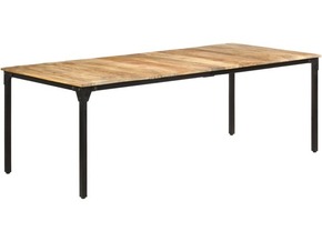 VIDAXL Jedilna miza 220x100x76 cm trden mangov les