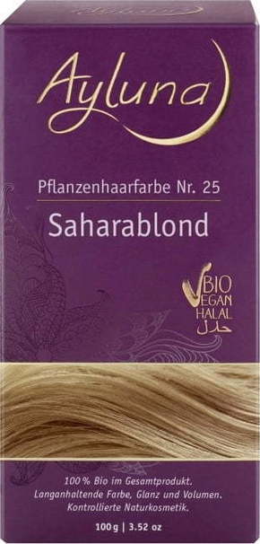 "Ayluna Rastlinska barva za lase Sahara blond - 100 g"