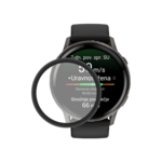 Hibridno zaščitno steklo (folija) za Garmin Venu 4 (45mm), črna