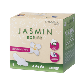Jasmin Nature bombažni higienski vložki Super