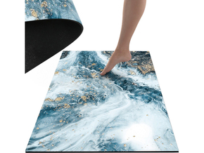 Dexxer Kopalniška pralna nedrseča preproga 80x50cm modri marmor