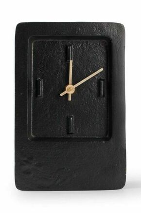 Namizna ura S|P Collection - črna. Namizna ura iz kolekcije S|P Collection. Model izdelan iz kovine.