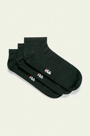 Fila nogavice (3 pack) - črna. Nogavice iz zbirke Fila. Model iz gladkega materiala.