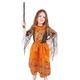 WEBHIDDENBRAND Otroški kostum čarovnice/halloweena oranžne barve (S)