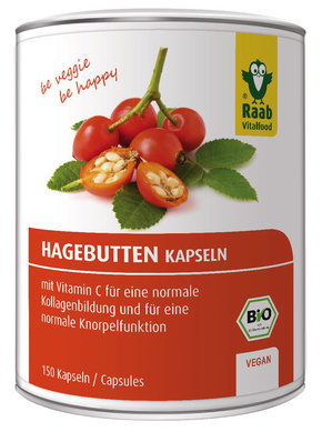 Raab Vitalfood GmbH Bio šipek - 150 kaps.