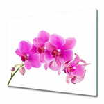 tulup.si Steklena podloga za rezanje Roza orhideje 2x30x52 cm
