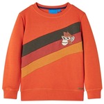 vidaXL Otroški pulover oranžen 140
