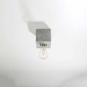 Siva stropna svetilka 10x10 cm Gabi – Nice Lamps