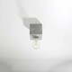 Siva stropna svetilka 10x10 cm Gabi – Nice Lamps