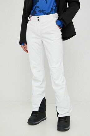 Smučarske hlače Rossignol React bela barva - bela. Smučarske hlače iz kolekcije Rossignol. Model izdelan materiala