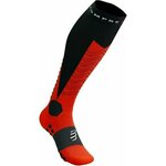 Compressport Ski Mountaineering Full Socks Black/Red T3 Tekaške nogavice
