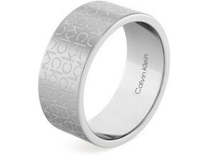 Calvin Klein Eleganten jeklen prstan za moške Iconic 35000437 (Obseg 62 mm)