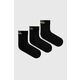 Nogavice Fila 3-pack ženske, črna barva, F6944 - črna. Visoke nogavice iz kolekcije Fila. Model izdelan iz elastičnega materiala. V kompletu so trije pari. Izjemno udobna tkanina z visoko vsebnostjo bombaža.
