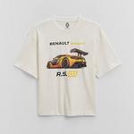 Majica s potiskom Renault krema 086GV-01X