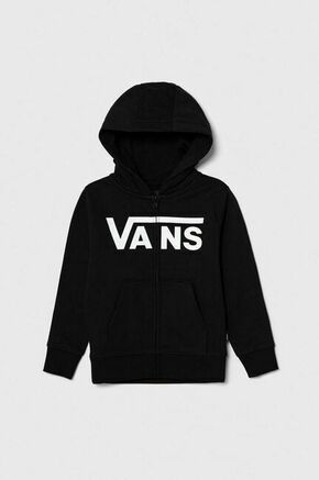Otroški pulover Vans VN000AMHBLK1 VANS CLASSIC FZ črna barva