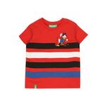 Otroški bombažen t-shirt United Colors of Benetton rdeča barva - rdeča. Otroški t-shirt iz kolekcije United Colors of Benetton. Model izdelan iz tanke, rahlo elastične pletenine.