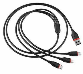 Borofone 3v1 BX17 USB kabel