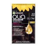 Garnier Olia Glow oljna trajna barva za lase 60 g Odtenek 5.12 rainbow brown za ženske POKR