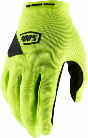 100% Ridecamp Womens Gloves Fluo Yellow/Black M Kolesarske rokavice