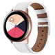 BStrap Samsung Galaxy Watch Active 2 40mm Leather Italy pašček, White