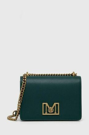 Usnjena torbica Marciano Guess zelena barva - zelena. Majhna torbica iz kolekcije Marciano Guess. Model na zapenjanje