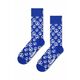 Nogavice Happy Socks Peace - modra. Nogavice iz kolekcije Happy Socks. Model izdelan iz elastičnega, vzorčastega materiala.
