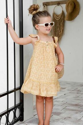 Otroška sončna očala Elle Porte bela barva - bela. Otroški sončna očala iz kolekcije Elle Porte. Model z enobarvnimi stekli in okvirji iz plastike. Ima filter UV 400.