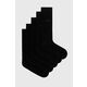 Nogavice BOSS moške, črna barva - črna. Visoke nogavice iz kolekcije BOSS. Model izdelan iz elastičnega, enobarvnega materiala. V kompletu so trije pari.
