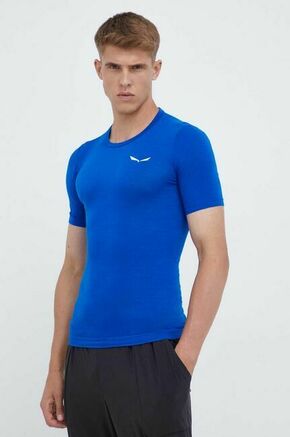 Funkcionalna kratka majica Salewa Zebru Fresh mornarsko modra barva - mornarsko modra. Funkcionalna kratka majica iz kolekcije Salewa. Model izdelan iz termoaktivnega materiala z merino volno.