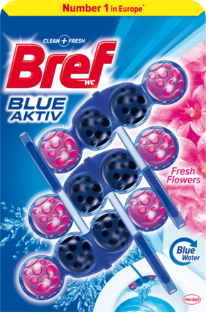 Bref čistilo za wc školjko Blue Aktiv Fresh Flower