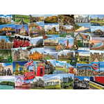 EuroGraphics World Traveler Puzzle - Velika Britanija 1000 kosov