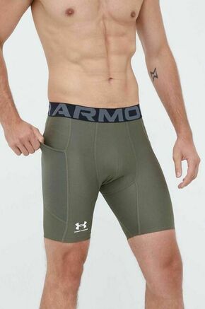 Under Armour zelena barva - zelena. Kratke hlače za vadbo iz kolekcije Under Armour. Model izdelan iz udobnega materiala.