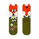 Otroške nogavice Happy Socks Fox Scout zelena barva - zelena. Otroške visoke nogavice iz kolekcije Happy Socks. Model izdelan iz elastičnega, vzorčastega materiala.