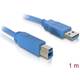 Delock kabel USB 3.0 A-B 1m moder 82580
