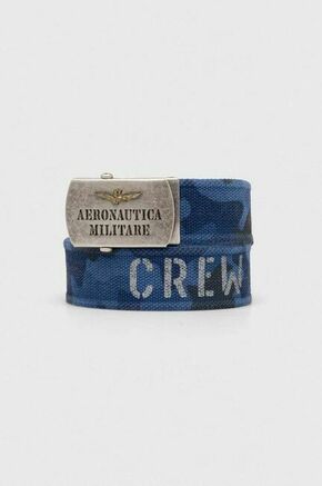 Pas Aeronautica Militare moški - modra. Pas iz kolekcije Aeronautica Militare. Model izdelan iz tekstilnega materiala.
