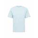 Bombažna kratka majica Vans moški - modra. Kratka majica iz kolekcije Vans, izdelana iz pletenine. Model iz zračne bombažne tkanine.