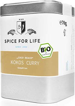 Bio Kokos Curry - Coco Beach - 70 g
