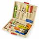 Viga Toys Lesena škatla za orodje + dodatki- 50388 -