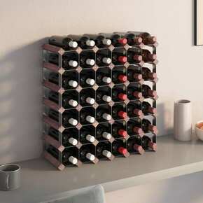Greatstore Stojalo za vino za 42 steklenic vina