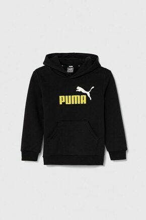 Otroški pulover Puma črna barva