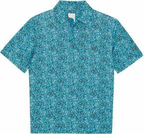 Callaway Boys All Over Golf Printed Polo River Blue M