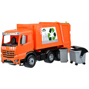 LENA Plastični tovornjak za smeti 53cm Mercedes Arocs v škatli 54x26x20cm