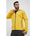 Outdoor jakna Salewa Puez Aqua 4 PTX 2.5L rumena barva - rumena. Outdoor jakna iz kolekcije Salewa. Nepodložen model, izdelan iz vodoodpornega materiala.