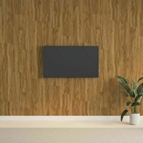 VidaXL Stenski paneli videz lesa rjav PVC 2