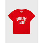 Tommy Hilfiger Majica Varsity KG0KG07257 D Rdeča Regular Fit